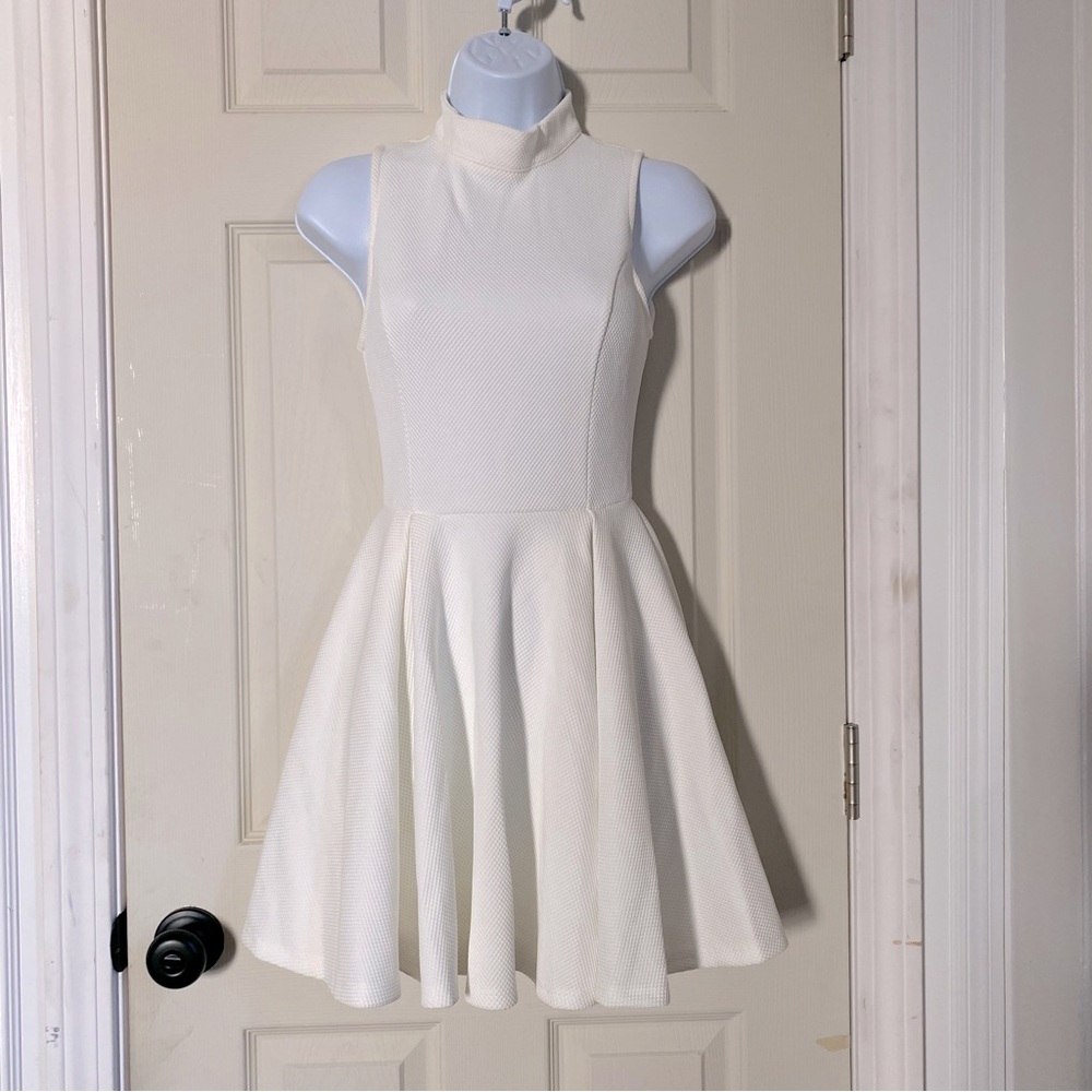 Forever 21 Fit and Flare white dress